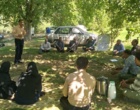کارگاه آموزشی مدیریت آفات، بیماری‌ها و تغذیه باغات سیب در روستای کرکیخان برگزار شد