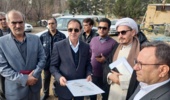 بازدید مشاور وزیر جهاد کشاورزی و مسئولان ارشد استان لرستان از باغ گیاه‌شناسی زاگرس خرم‌آباد