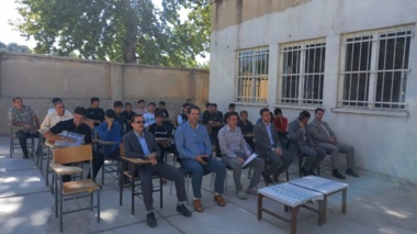 نواخته شدن زنگ نوروز دانش در هنرستان کشاورزی پسرانه شهید بهشتی(ره)