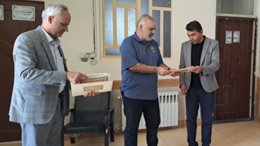 قدردانی از تلاشگران ایستگاه تحقیقات کشاورزی چند منظوره سراب چنگایی خرم آباد
