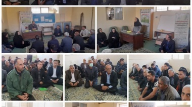 حضور تیم یاوران تولید در روستای طرحان شهرستان کوهدشت با محوریت توسعه زراعت کاملینا
