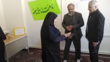 بازدید از نمازخانه هنرستان کشاورزی دخترانه زاگرس خرم‌آباد